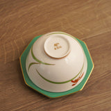 Koransha Jade Orchid Porcelain cup & saucer set|翠玉洋蘭金彩白瓷茶杯|香蘭社