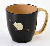 Echizen Lacquer Cat Mug Cup|越前漆器貓咪咖啡杯