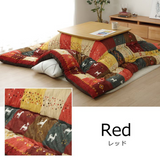 Kotatsu Futon｜暖桌布團 - 小羊駝花紋｜IKEHIKO池彥